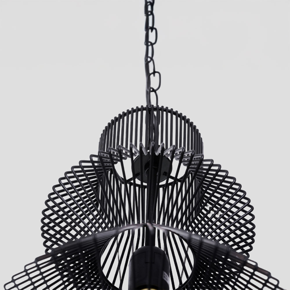 STEEL ΦΩΤΙΣΤΙΚΟ ΟΡΟΦΗΣ 28x40.5cm ΣΙΔΕΡΟ ΜΑΥΡΟ - Image 5