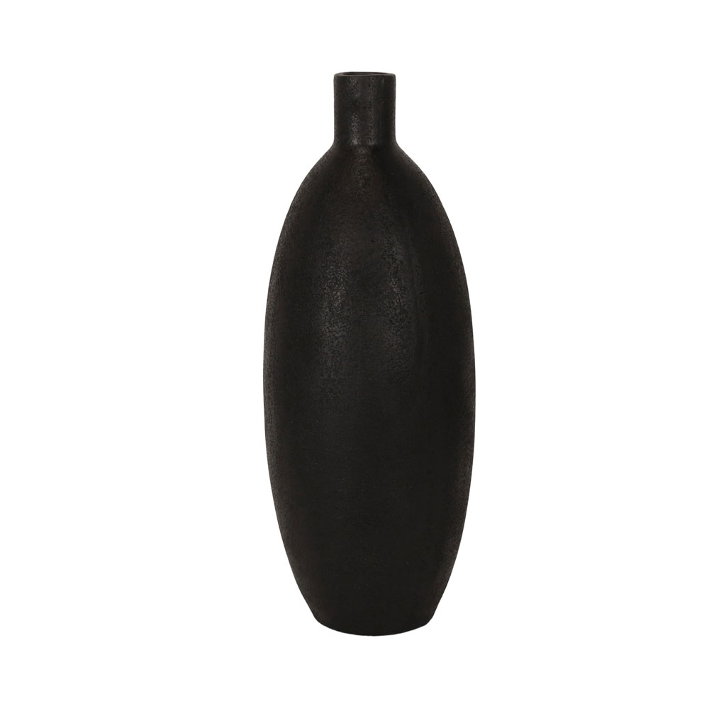 AIVA ΒΑΖΟ 23x23x61cm MgO ΜΑΥΡΟ