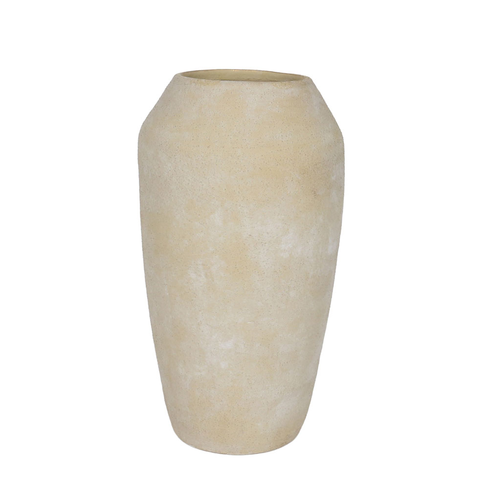ASH ΒΑΖΟ 23.5x23.5x42cm ΚΕΡΑΜΙΚΟ STONE GREY