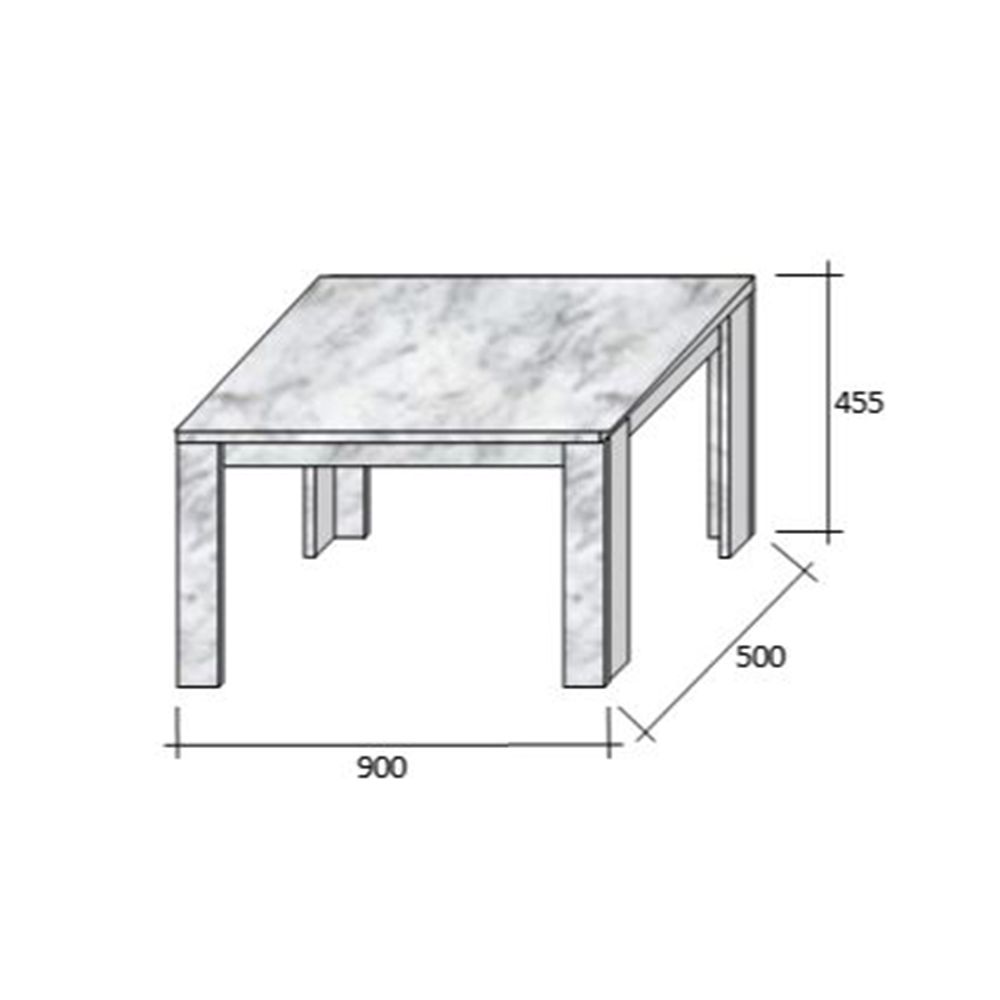 MAGNUM 90 COFFEE TABLE SONOMA 90x50x45.5 - Image 2