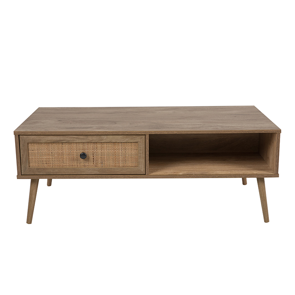 AMMOS COFFEE TABLE 1ΣΥΡΤΑΡΙ ΦΥΣΙΚΟ ΜΕ RATTAN 110x59x41.4cm - Image 2