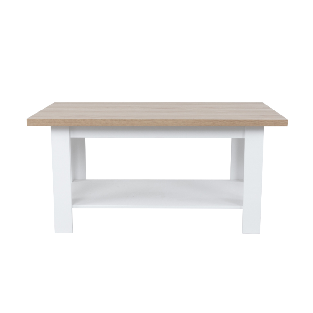 VILLAGE COFFEE TABLE ΛΕΥΚΟ ΦΥΣΙΚΟ 110x60x53cm - Image 2