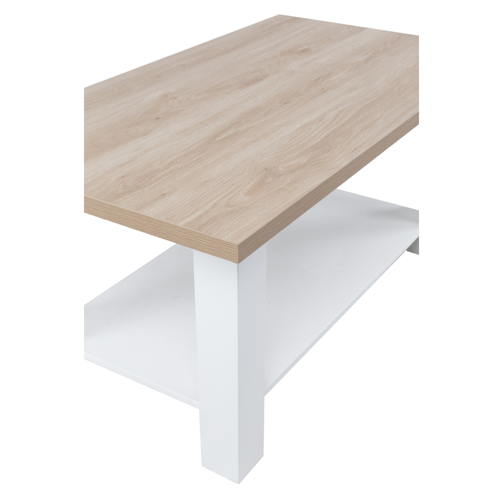 VILLAGE COFFEE TABLE ΛΕΥΚΟ ΦΥΣΙΚΟ 110x60x53cm - Image 4