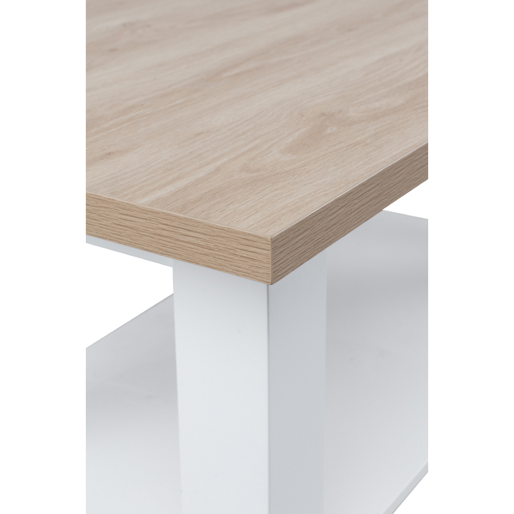 VILLAGE COFFEE TABLE ΛΕΥΚΟ ΦΥΣΙΚΟ 110x60x53cm - Image 5
