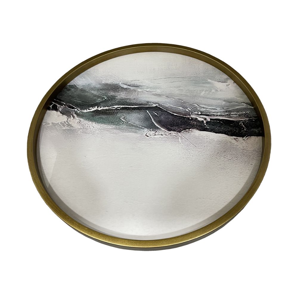 WILD COFFEE TABLE ΜΑΥΡΟ ΜΕ PATTERN ΜΑΥΡΟ 60x60x45 - Image 2