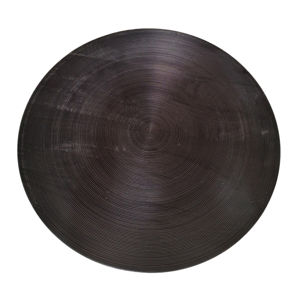 ZEN COFFEE TABLE ΜΑΥΡΟ ΑΣΗΜΙ 91x91x40 - Image 2
