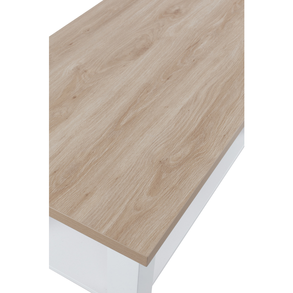COTTAGE COFFEE TABLE ΛΕΥΚΟ ΦΥΣΙΚΟ 110x60x53 - Image 3