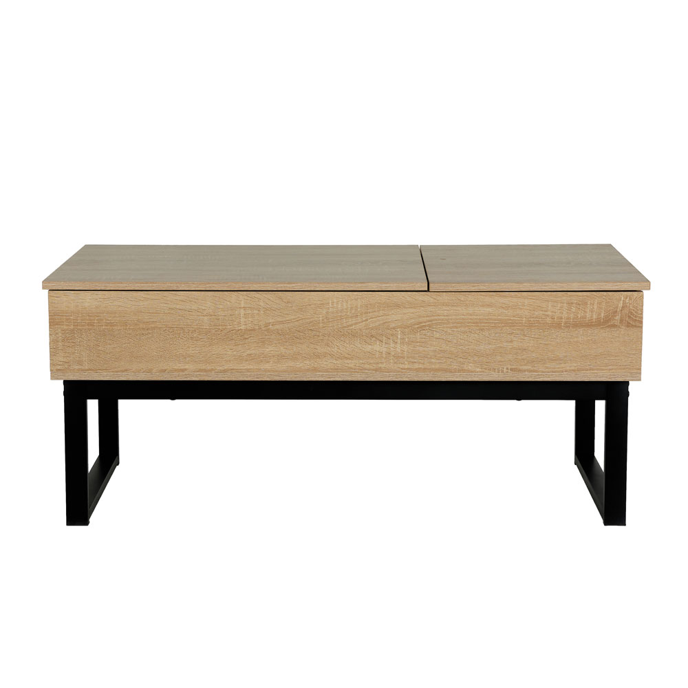 SERVE COFFEE TABLE ΦΥΣΙΚΟ ΜΑΥΡΟ 109x55x46 - Image 2