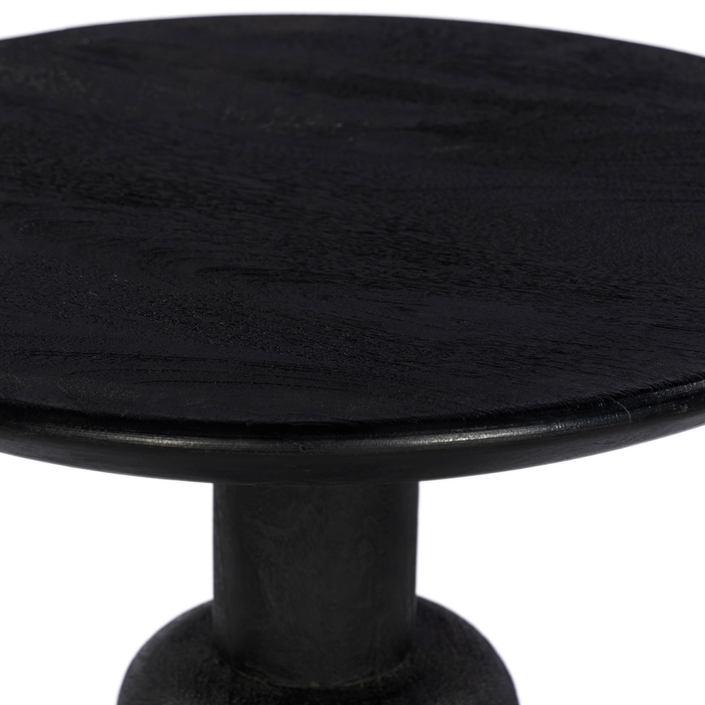 JAMBI SIDE TABLE ΜΑΥΡΟ 45x45x50 - Image 5