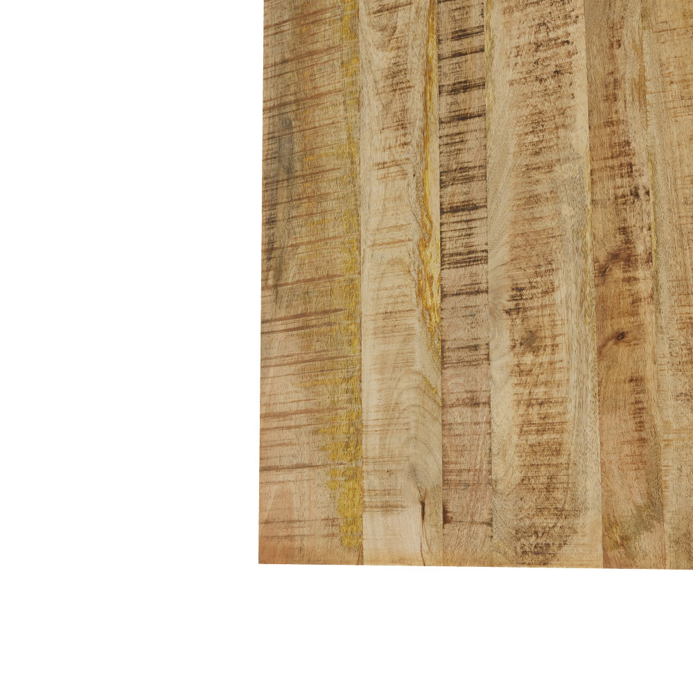 QUADRO COFFEE TABLE SET 3ΤΕΜ ΦΥΣΙΚΟ ROUGH ΜΑΥΡΟ 110x60x45 - Image 2