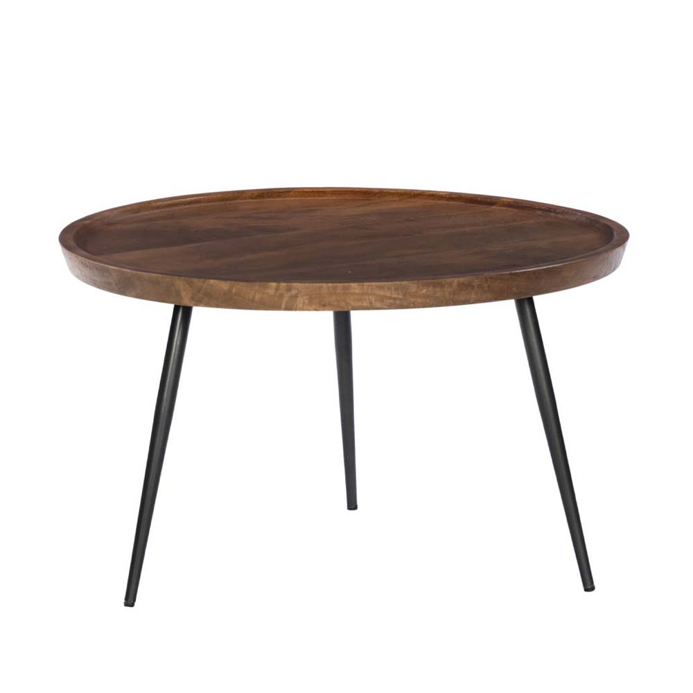 PENCIL 87 COFFEE TABLE ΚΑΡΥΔΙ ΜΑΥΡΟ 87x87x45