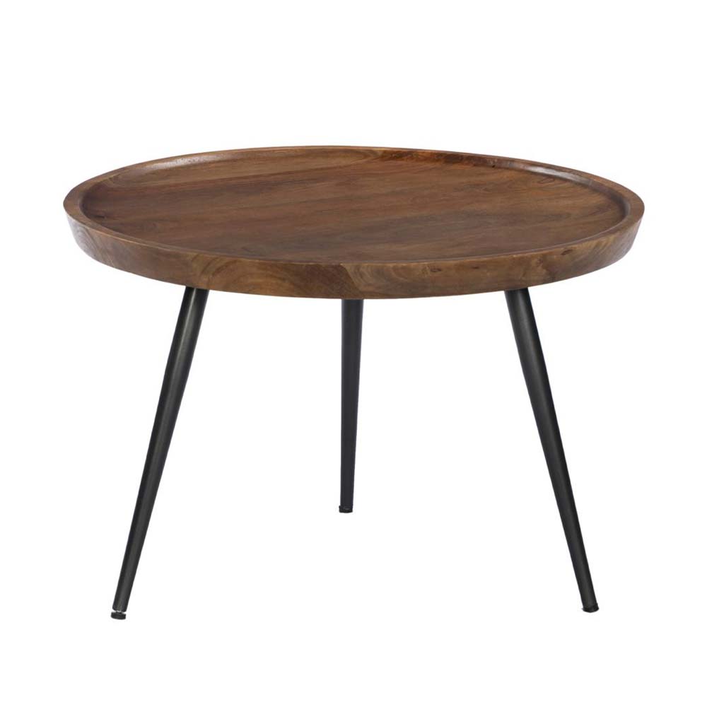 PENCIL 60 COFFEE TABLE ΚΑΡΥΔΙ ΜΑΥΡΟ 60x60x40