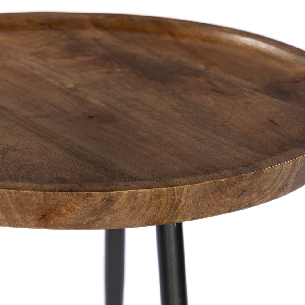 PENCIL 55 COFFEE TABLE ΚΑΡΥΔΙ ΜΑΥΡΟ 55x55x55 - Image 4