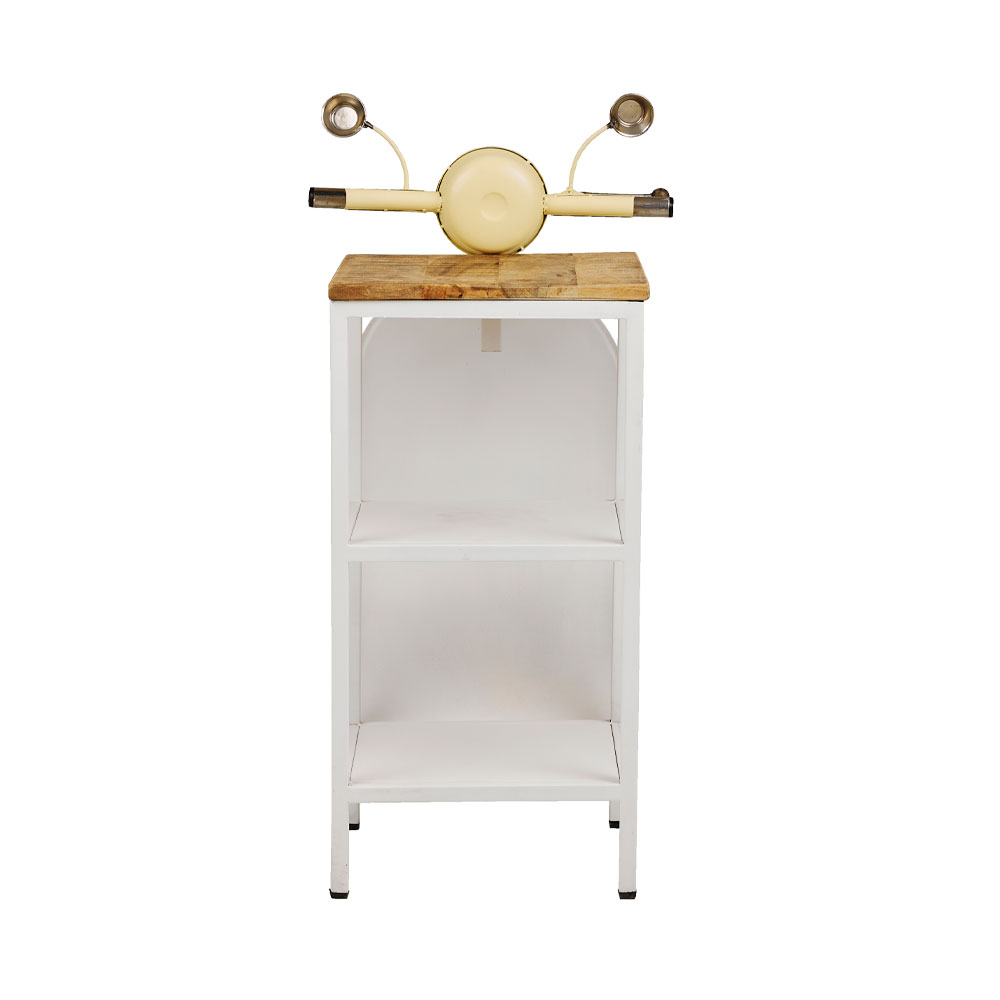 MINI VESPA SIDE TABLE ΜΕ ΡΑΦΙΑ CREAM ΛΕΥΚΟ ΦΥΣΙΚΟ 61x45x88 - Image 4