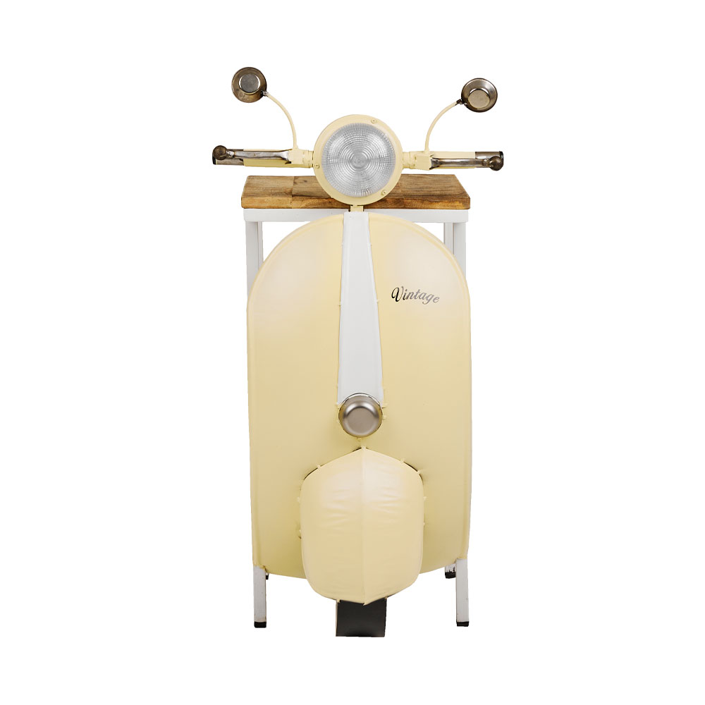 MINI VESPA SIDE TABLE ΜΕ ΡΑΦΙΑ CREAM ΛΕΥΚΟ ΦΥΣΙΚΟ 61x45x88 - Image 5