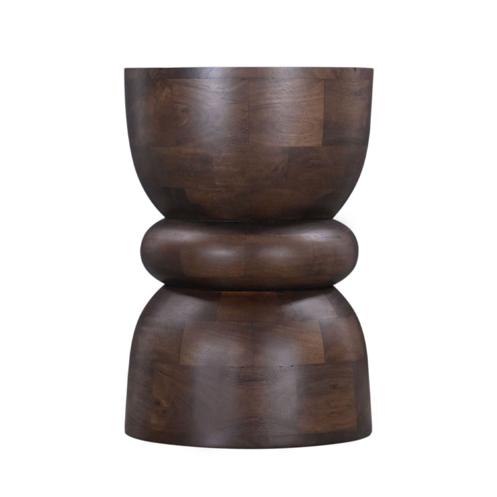 ASPEN SIDE TABLE ΚΑΡΥΔΙ ΣΚΟΥΡΟ 34x34x50 - Image 2