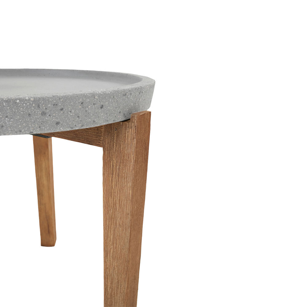 ORRIN COFFEE TABLE ΚΑΦΕ ΦΥΣΙΚΟ 73x73x48 - Image 3