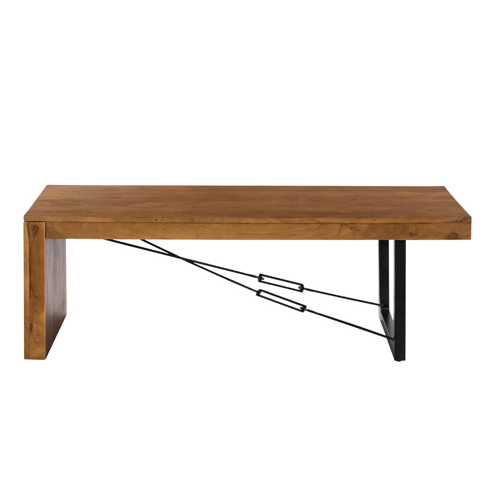 WIRE COFFEE TABLE ΚΑΡΥΔΙ ΜΑΥΡΟ 120x60x40 - Image 4