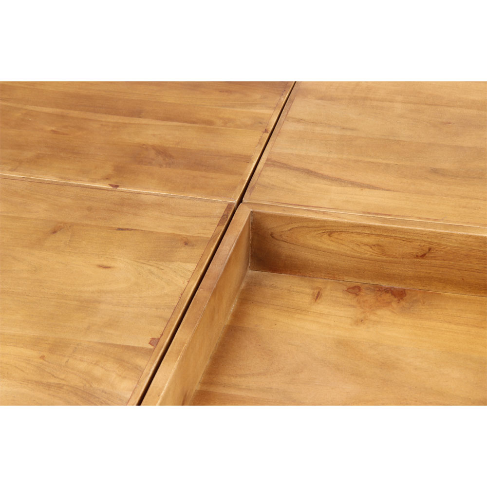 COMBO COFFEE TABLE ΚΑΡΥΔΙ ΜΑΥΡΟ 84x80x42 - Image 2