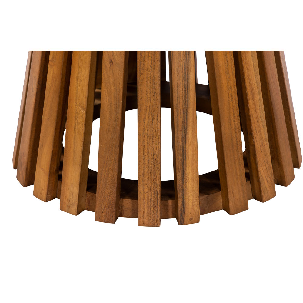 TORRE SIDE TABLE ΚΑΡΥΔΙ 45x45x50 - Image 4