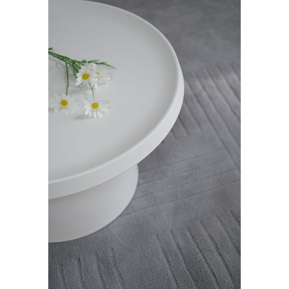 AMAR COFFEE TABLE SET 2ΤΕΜ ΛΕΥΚΟ 70x70x40 - Image 2