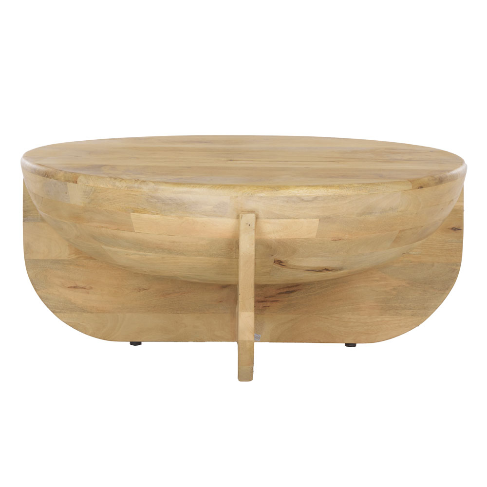 PALOMA COFFEE TABLE ΦΥΣΙΚΟ 91x91x40cm