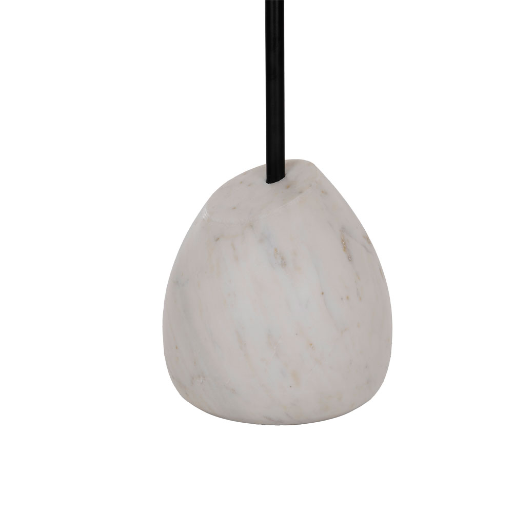 PILEA 46 SIDE TABLE ΦΥΣΙΚΟ ΛΕΥΚΟ 46x46x58 - Image 4