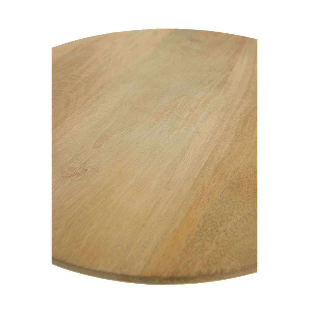 PILEA 46 SIDE TABLE ΦΥΣΙΚΟ ΛΕΥΚΟ 46x46x58 - Image 5