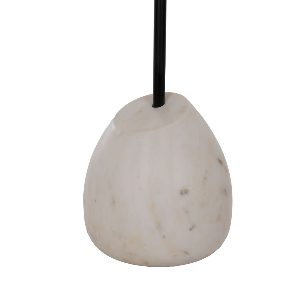 PILEA 56 SIDE TABLE ΦΥΣΙΚΟ ΛΕΥΚΟ 56x43x56 - Image 3