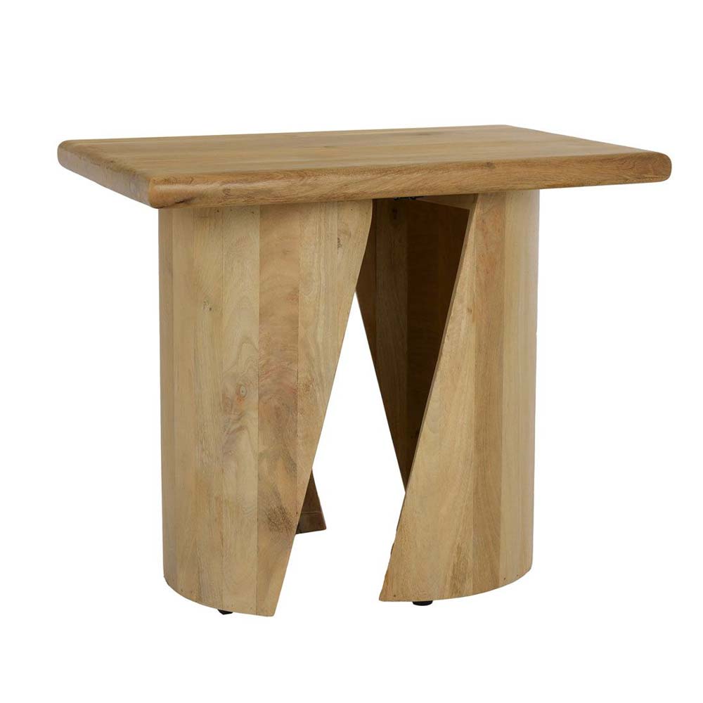 SPIRAL SIDE TABLE ΦΥΣΙΚΟ 62.5x45x52.5