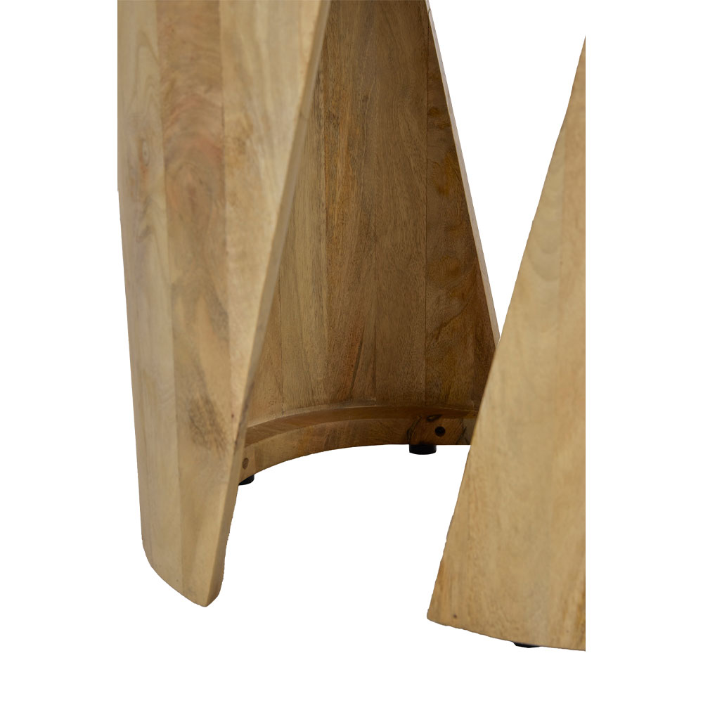 SPIRAL SIDE TABLE ΦΥΣΙΚΟ 62.5x45x52.5 - Image 4