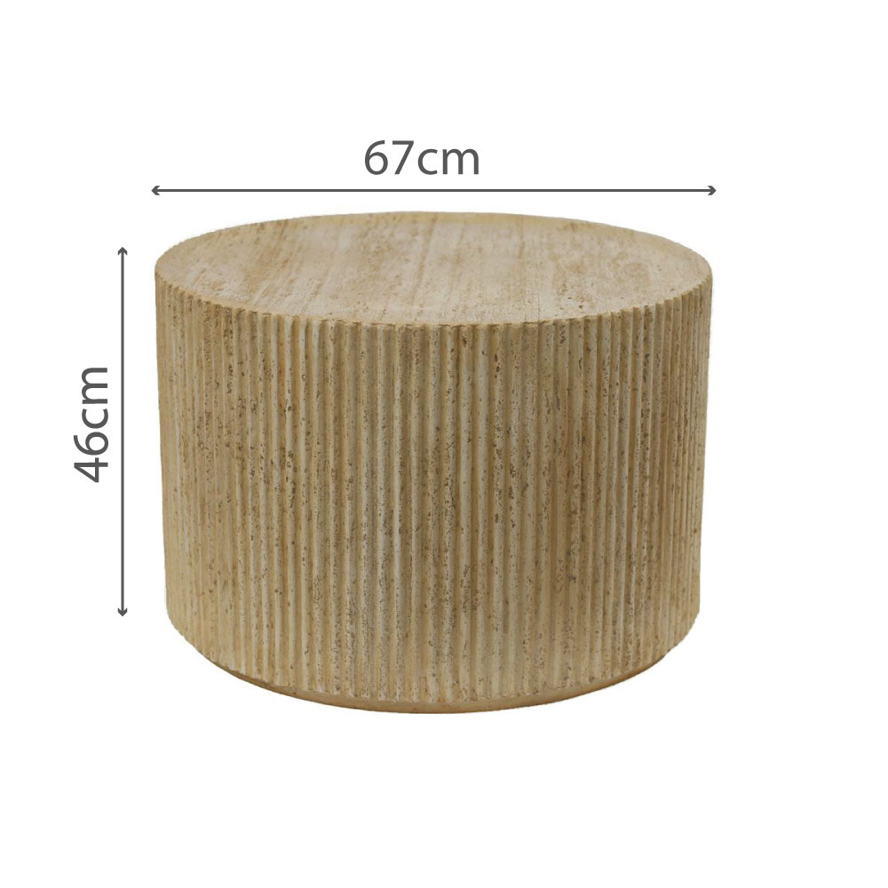 KION COFFEE TABLE BEIGE 67x67x46 - Image 3