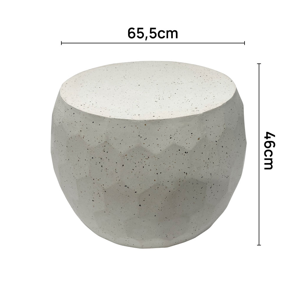 BEE MOSAIC COFFEE TABLE TERRAZZO 65.5x65.5x46 - Image 5