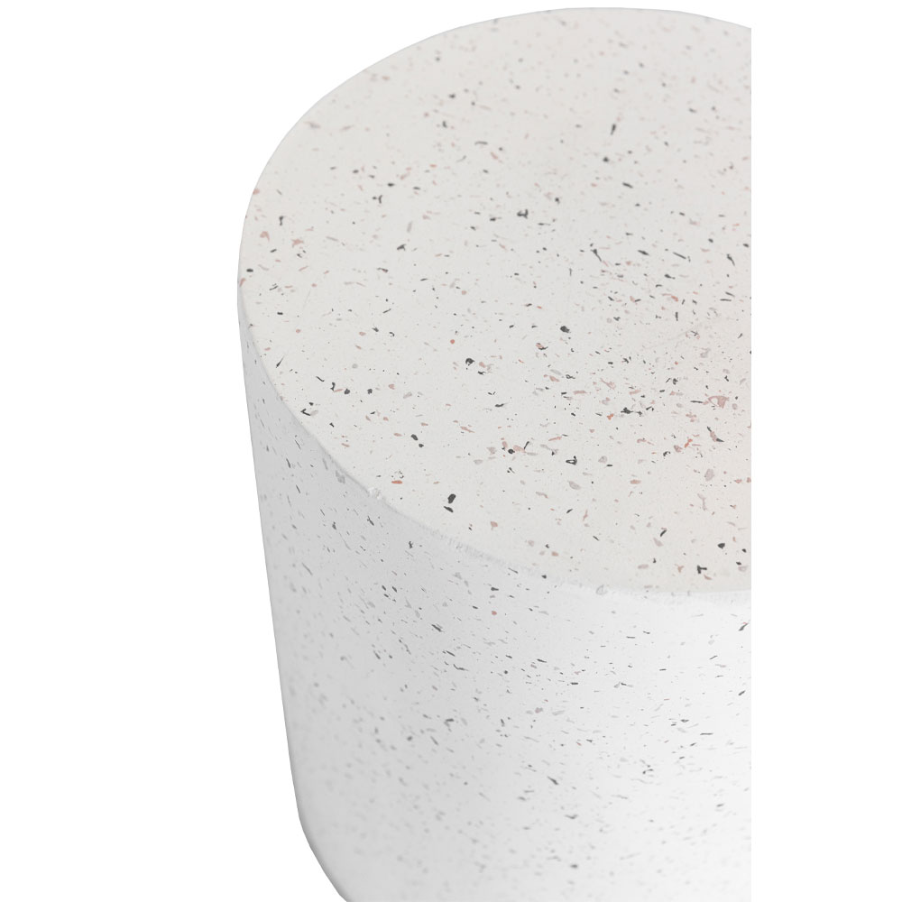 WHEEL SIDE SIDE TABLE TERRAZZO 35x35x47 - Image 2