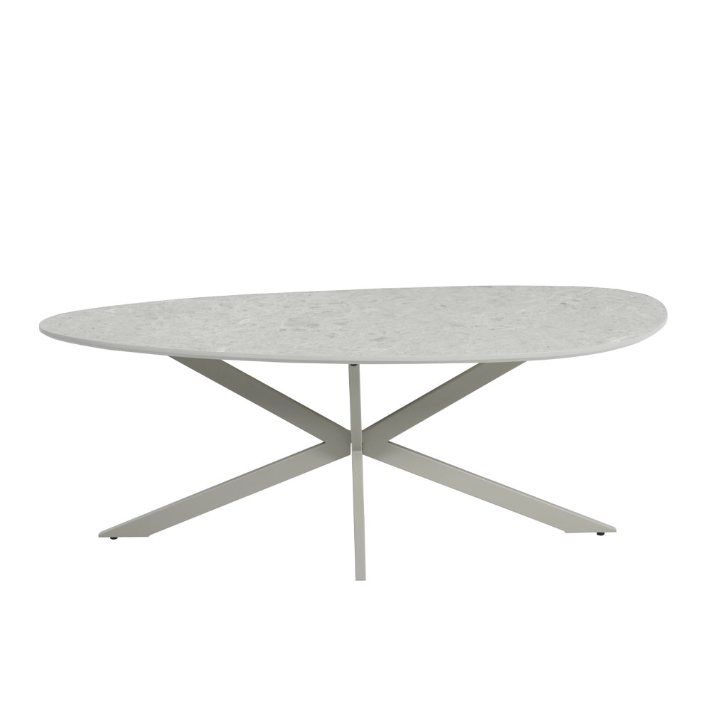 CASPIAN COFFEE TABLE ΓΚΡΙ ΜΕ ΟΨΗ ΜΑΡΜΑΡΟΥ LATTE 120x60x43 - Image 5