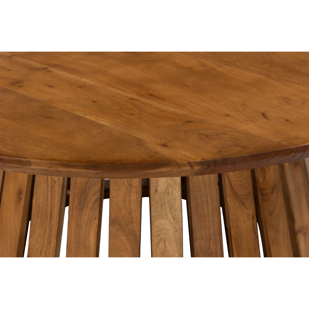 TORRE COFFEE TABLE ΚΑΡΥΔΙ 85x85x40 - Image 3
