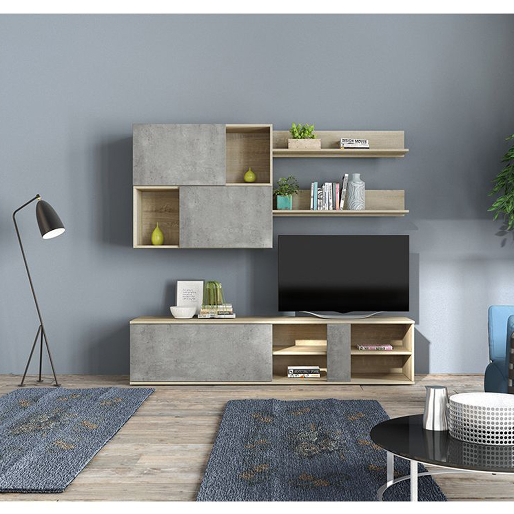 BETON ΣΥΝΘΕΤΟ SONOMA CEMENT ΑΝΟΙΧΤΟ 180x40xH190cm - Image 5