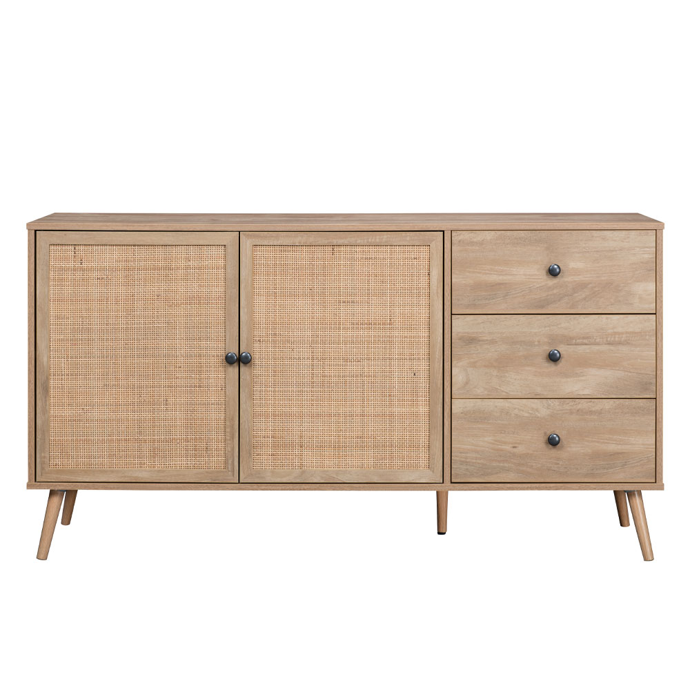 AMMOS ΜΠΟΥΦΕΣ 3ΣΥΡΤΑΡΙΑ ΦΥΣΙΚΟ ΜΕ RATTAN 150x39x79 - Image 4