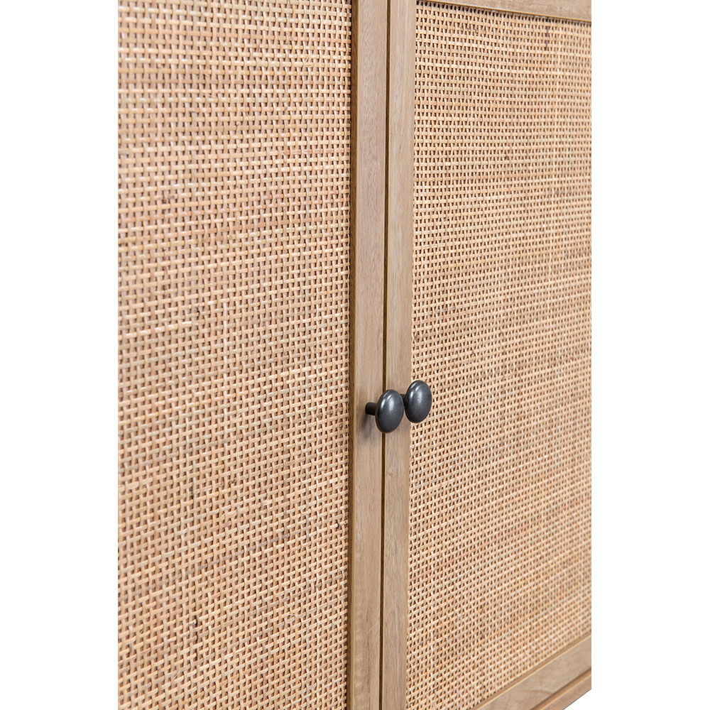 AMMOS ΜΠΟΥΦΕΣ 3ΣΥΡΤΑΡΙΑ ΦΥΣΙΚΟ ΜΕ RATTAN 150x39x79 - Image 5