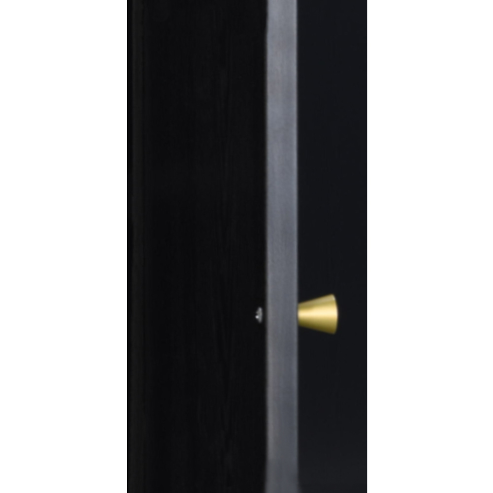 VIENNA TV STAND ΜΑΥΡΟ ΜΕ RATTAN 150x39x49 - Image 5