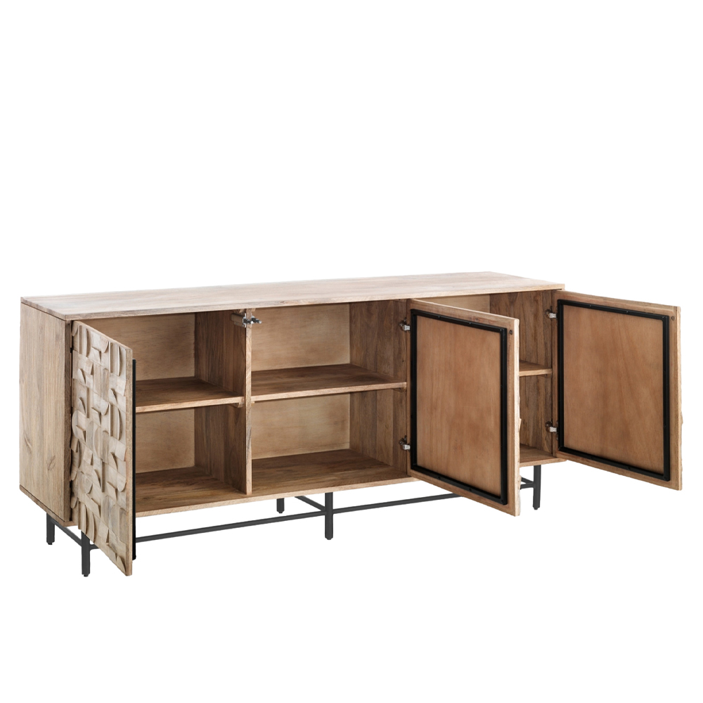 CYCLOS ΜΠΟΥΦΕΣ 3ΠΟΡΤΕΣ ΦΥΣΙΚΟ 172x45x75 - Image 3