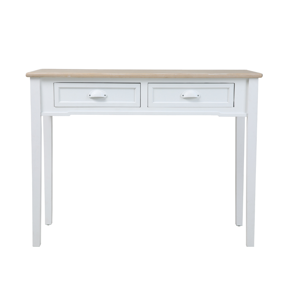 KIMOLOS ΚΟΝΣΟΛΑ 2ΣΥΡΤΑΡΙΑ ΛΕΥΚΟ ΦΥΣΙΚΟ 102x40x78 - Image 3