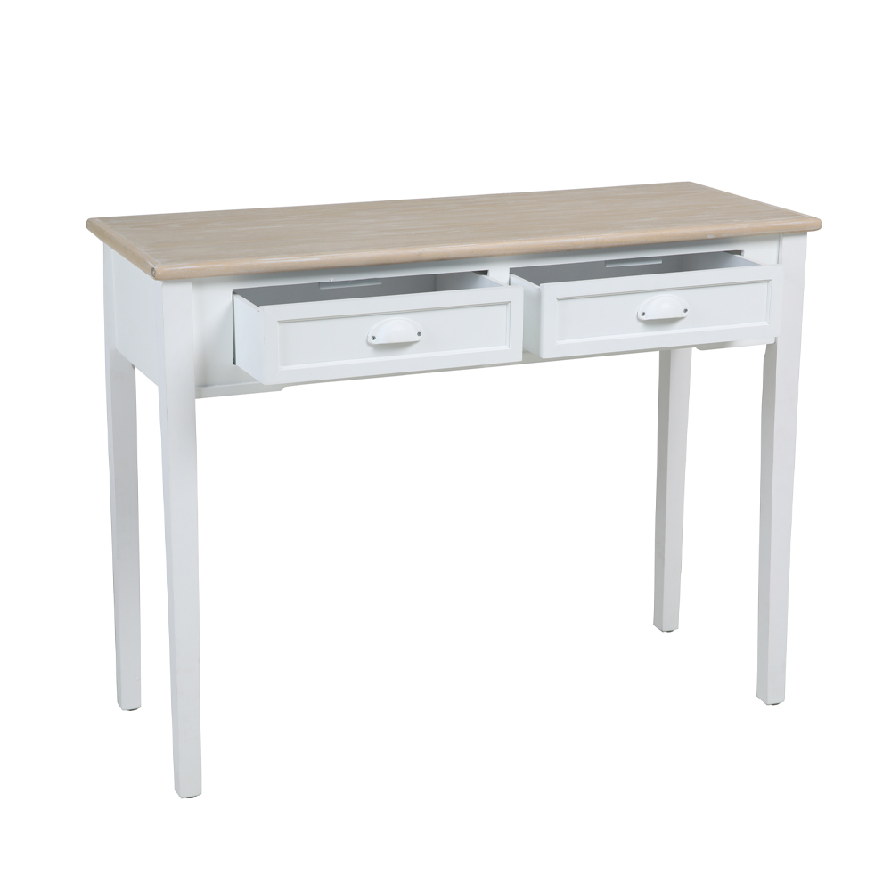 KIMOLOS ΚΟΝΣΟΛΑ 2ΣΥΡΤΑΡΙΑ ΛΕΥΚΟ ΦΥΣΙΚΟ 102x40x78 - Image 4