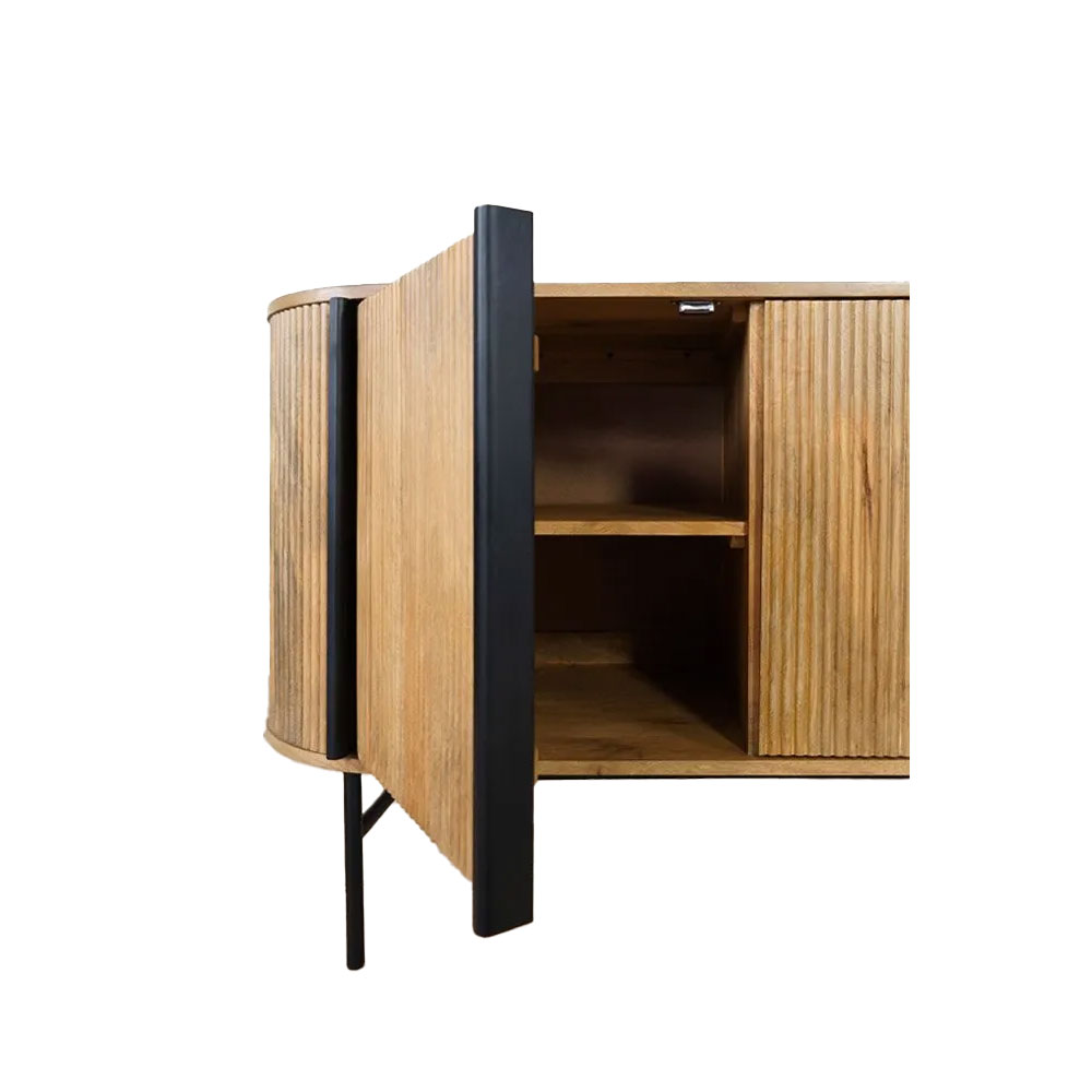 ORGANIC ΜΠΟΥΦΕΣ 3ΠΟΡΤΕΣ ΦΥΣΙΚΟ 164x46x75 - Image 3