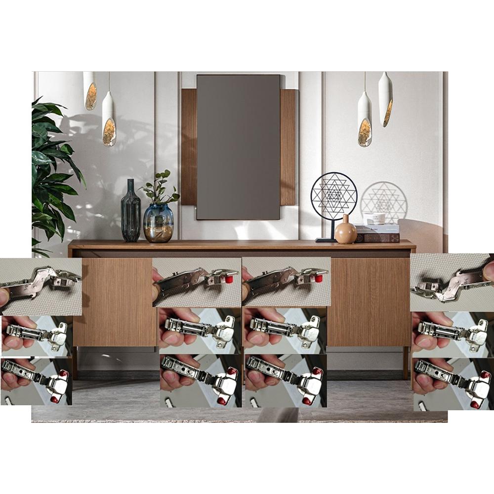 WOOD ΜΠΟΥΦΕΣ 4ΠΟΡΤΕΣ ΚΑΡΥΔΙ 200x45x81 - Image 3