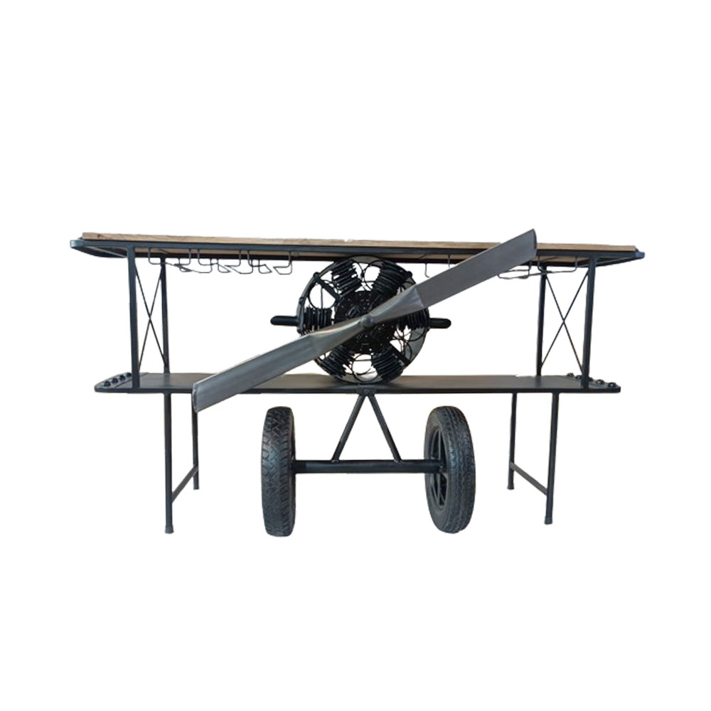 AVIATION ΚΟΝΣΟΛΑ BAR ΦΥΣΙΚΟ 191x58x91 - Image 2