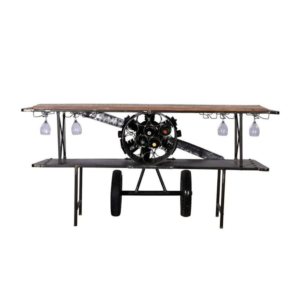 AVIATION ΚΟΝΣΟΛΑ BAR ΦΥΣΙΚΟ 191x58x91 - Image 3