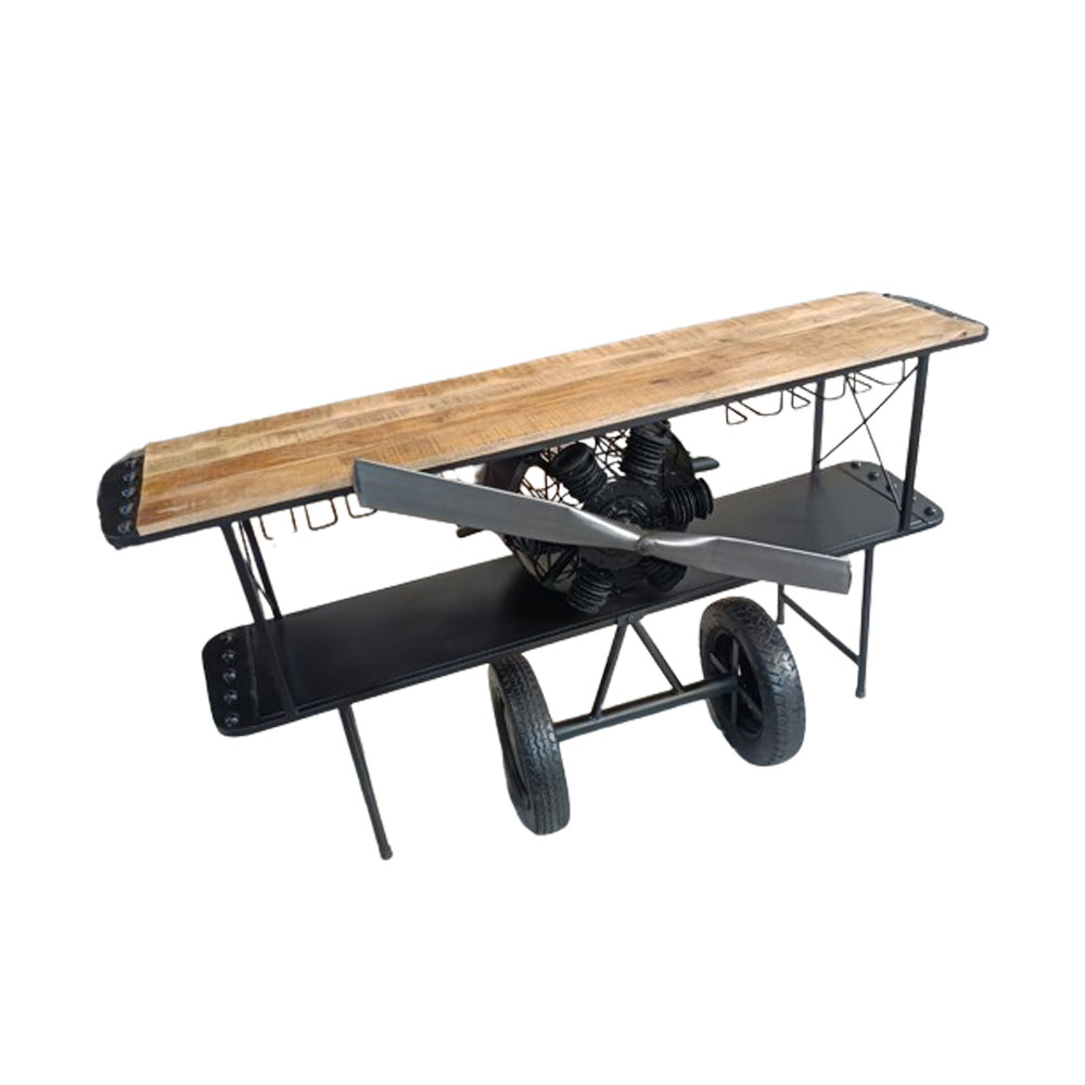 AVIATION ΚΟΝΣΟΛΑ BAR ΦΥΣΙΚΟ 191x58x91 - Image 5