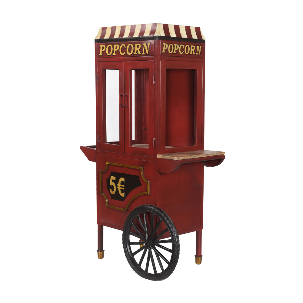 POP CORN ΚΟΝΣΟΛΑ ΚΟΚΚΙΝΟ CREAM 100x46x160 - Image 3