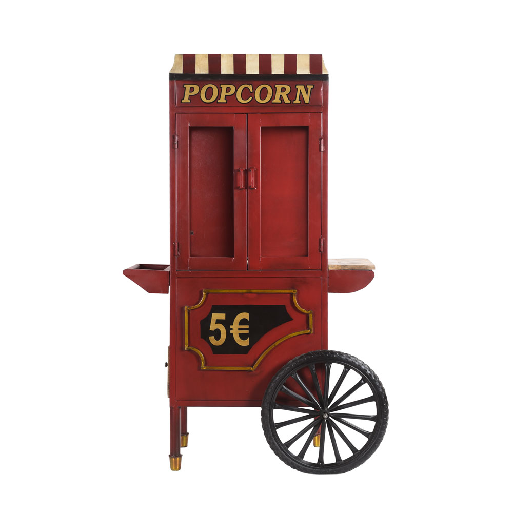 POP CORN ΚΟΝΣΟΛΑ ΚΟΚΚΙΝΟ CREAM 100x46x160 - Image 4